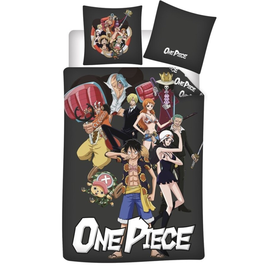 Decoratie AyMax | One Piece - Crew - Duvet Cover 140X200Cm - '100% Microfiber'