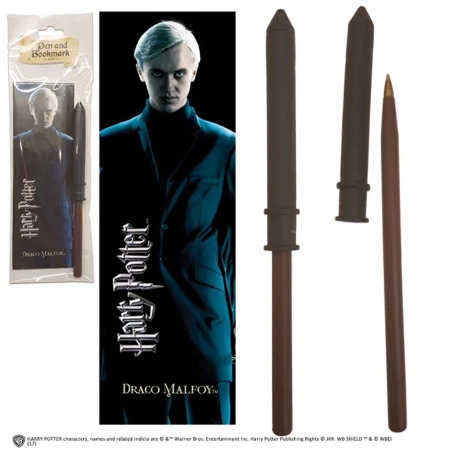 Kantoor Noble Collection | Harry Potter - Pen + Bookmark - Draco Malfoy