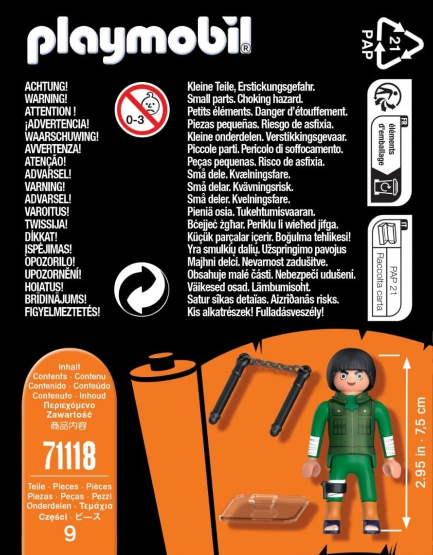 Figuren Playmobil | Naruto - Rock Lee - Playmobil