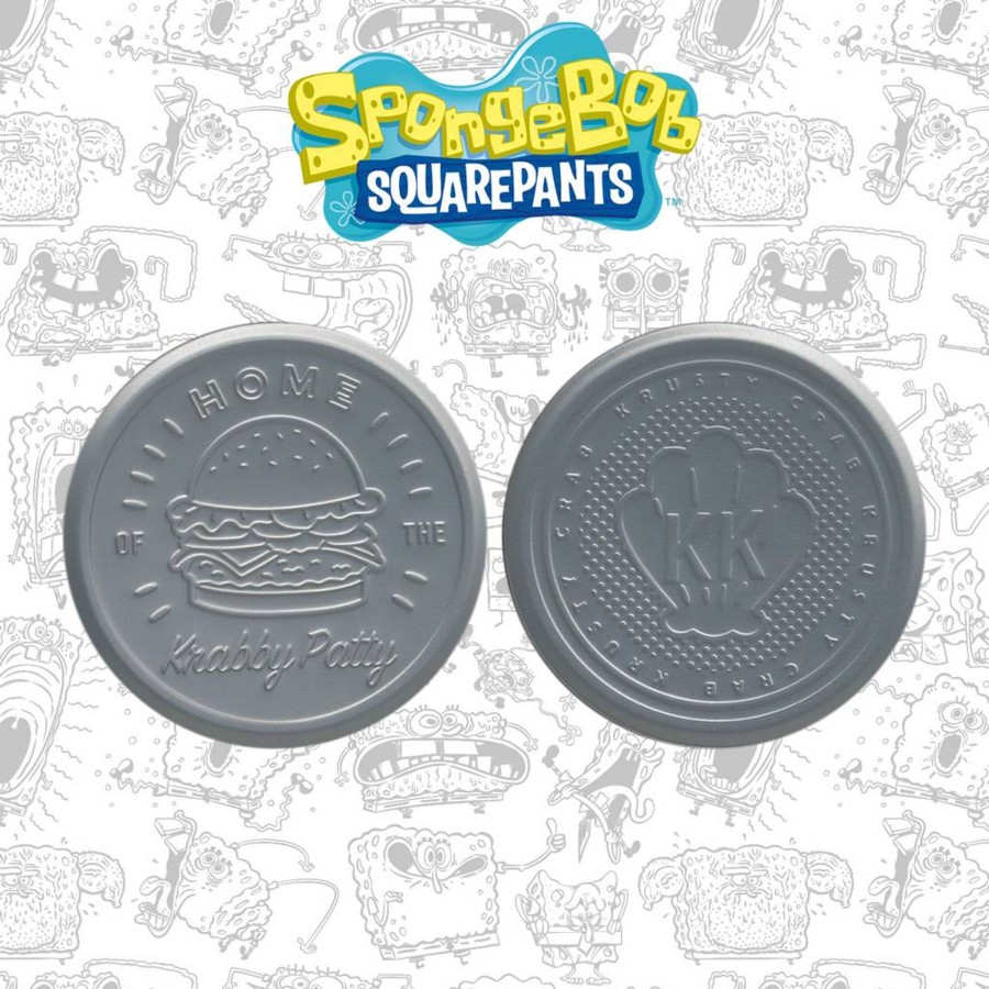 Keuken Fanattik | Spongebob Squarepants - Krusty Crab - 4 Metal Coasters