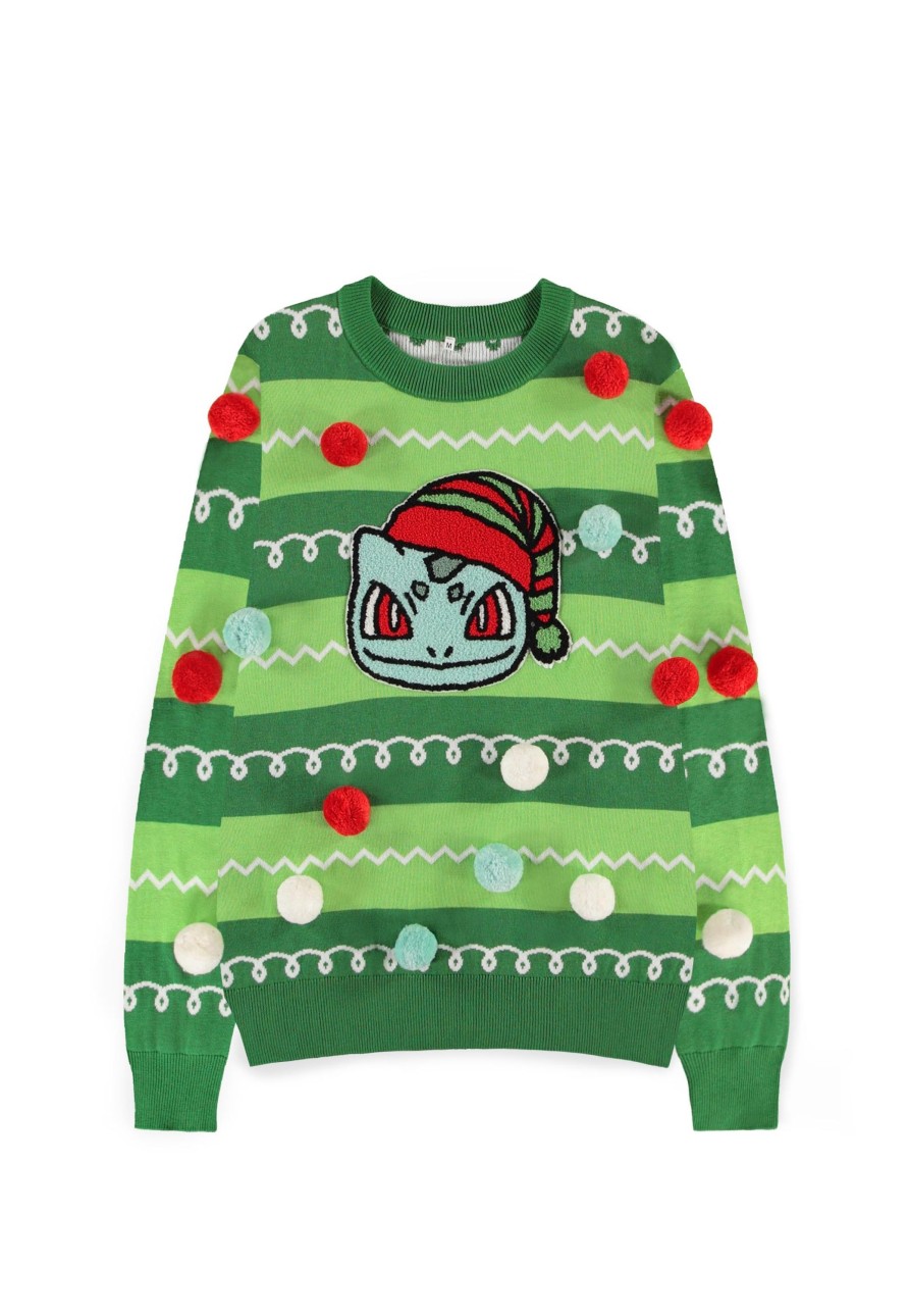 Kleding Difuzed | Pokemon - Bulbasaur - Patched Christmas Jumper (2Xl)