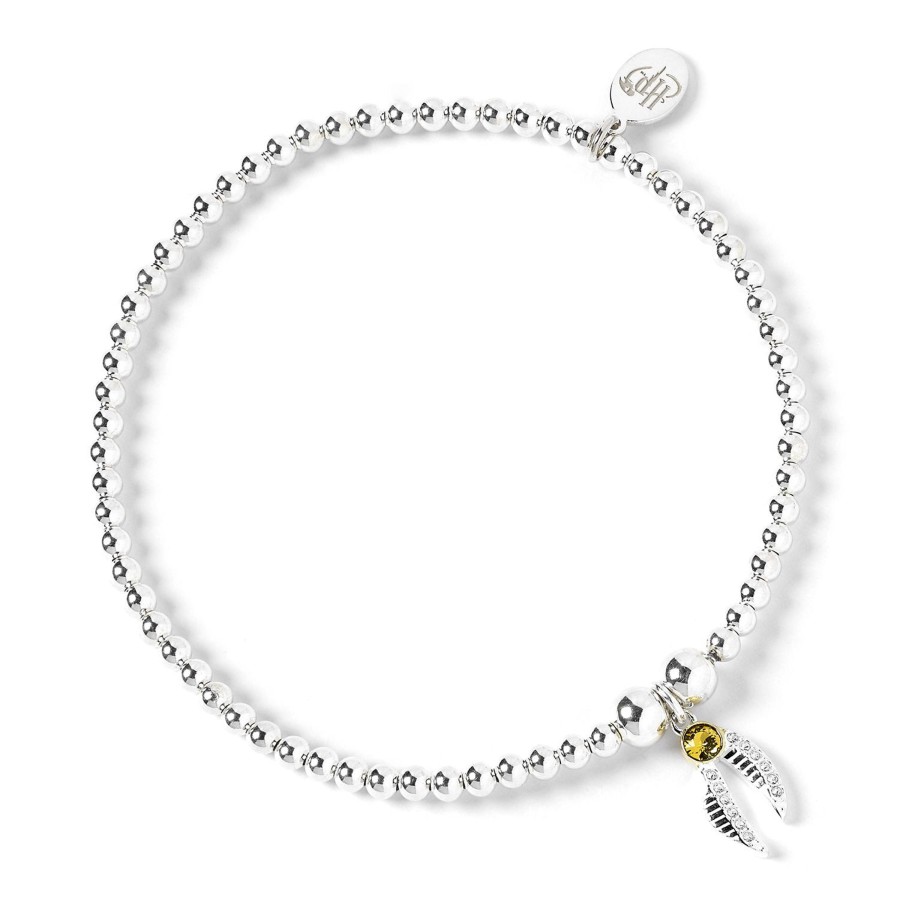 Accessoires Carat | Harry Potter - Golden Snitch - Bead Bracelet + Crystals Charm