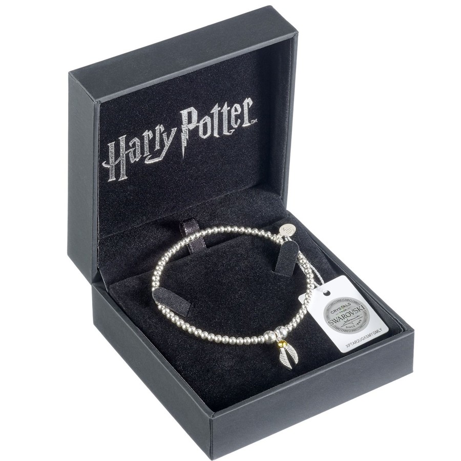 Accessoires Carat | Harry Potter - Golden Snitch - Bead Bracelet + Crystals Charm