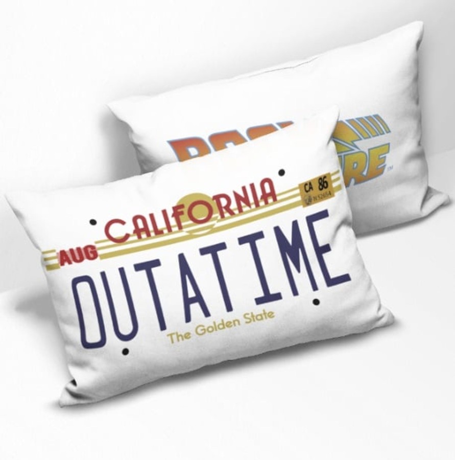 Decoratie ShopForGeek | Back To The Future - Outatime Rectangular Cushion "50X30X1Cm"