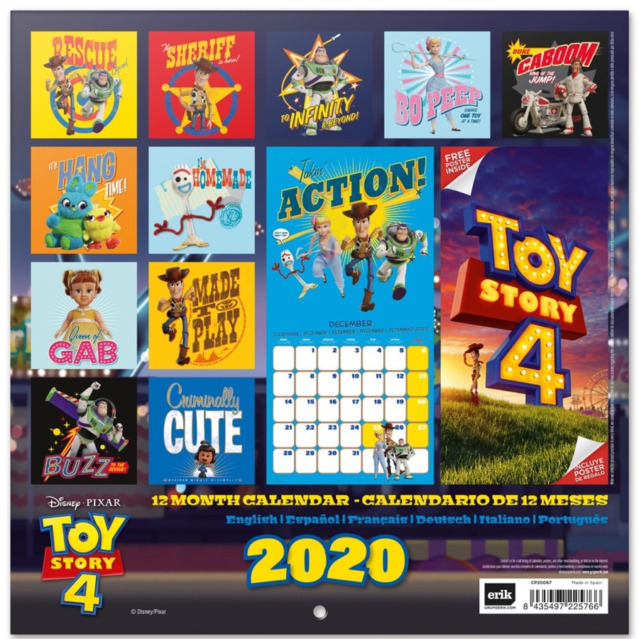 Kantoor ShopForGeek | Toy Story 4 - Calendrier 2020 - 30X30