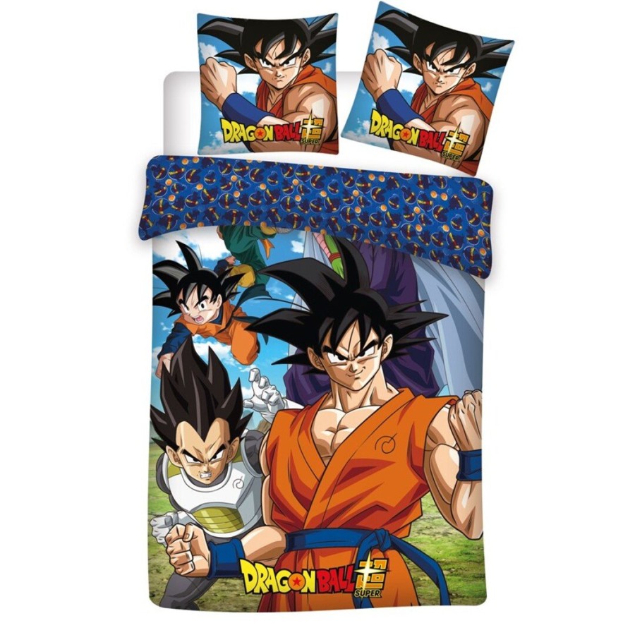 Decoratie AyMax | Dragon Ball - Duvet Cover 140X200Cm - '100% Cotton/Flanelle'