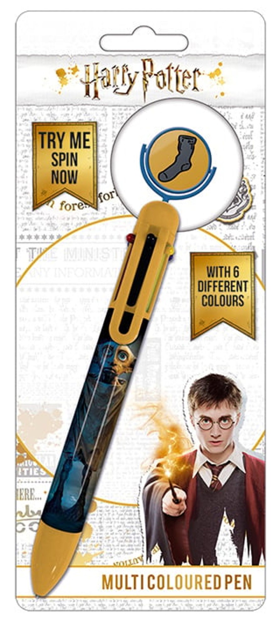 Kantoor Pyramid | Harry Potter - Dobby Multi-Colored Pen