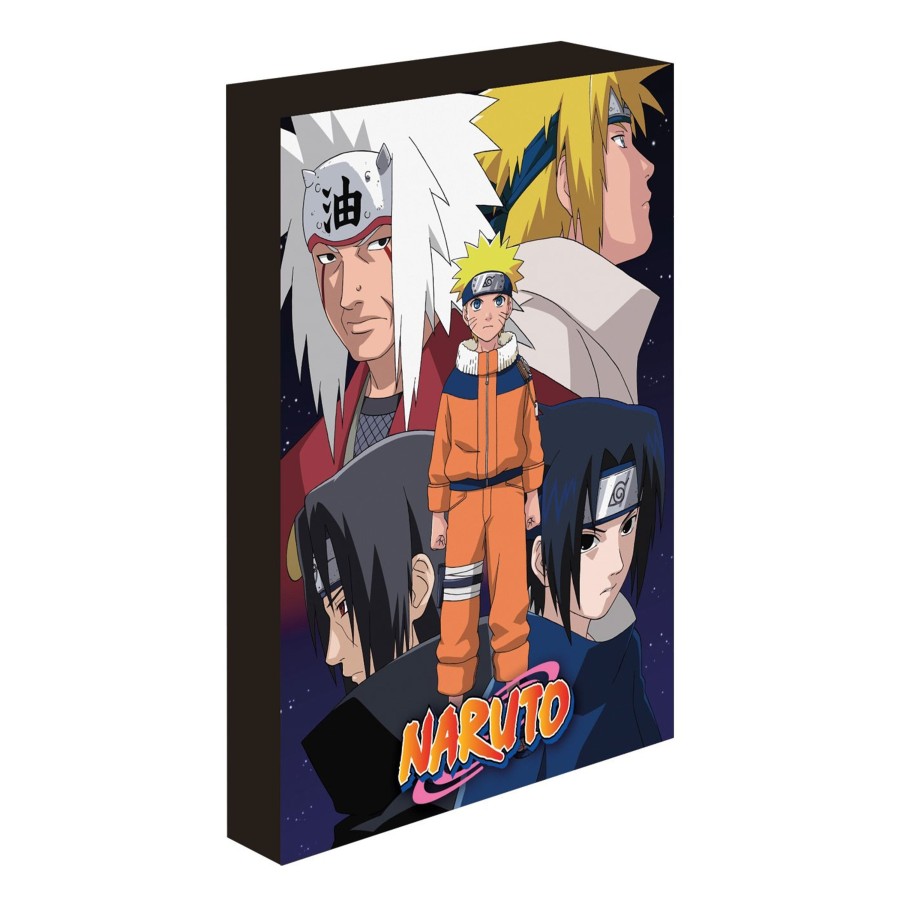 Decoratie Pyramid | Naruto - Naruto, Sasuke, ... - Light Canvas 40X30 Cm