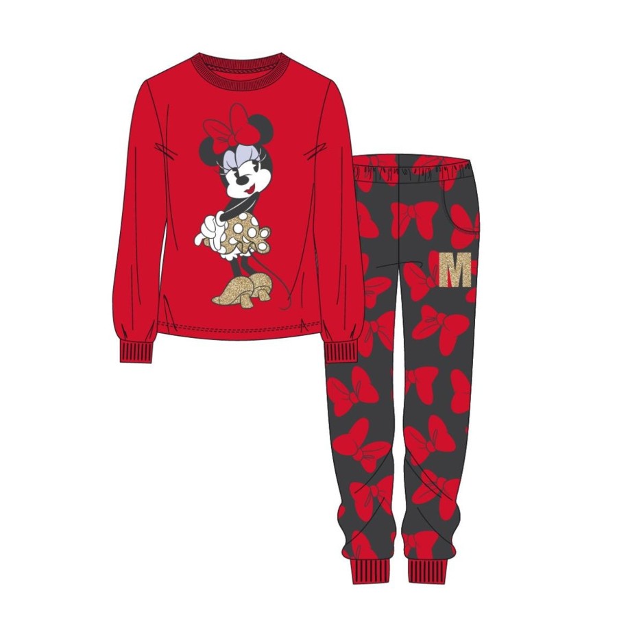 Kleding Cerda | Disney - Minnie - Long Coral Fleece Pajamas - 8Yo