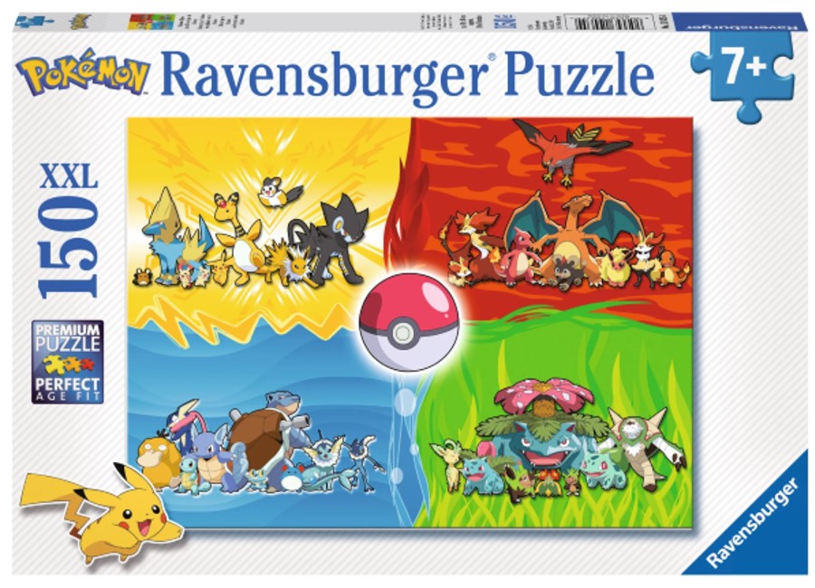 Spelletjes Ravensburger | Pokemon - Puzzle Pokemon Types - 150 Pces