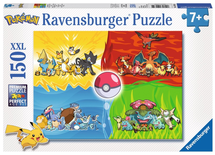 Spelletjes Ravensburger | Pokemon - Puzzle Pokemon Types - 150 Pces