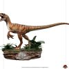 Figuren Iron Studios | Jurassic Park Lost World -Velociraptor Del. -Statue Artscale 1/10 18Cm