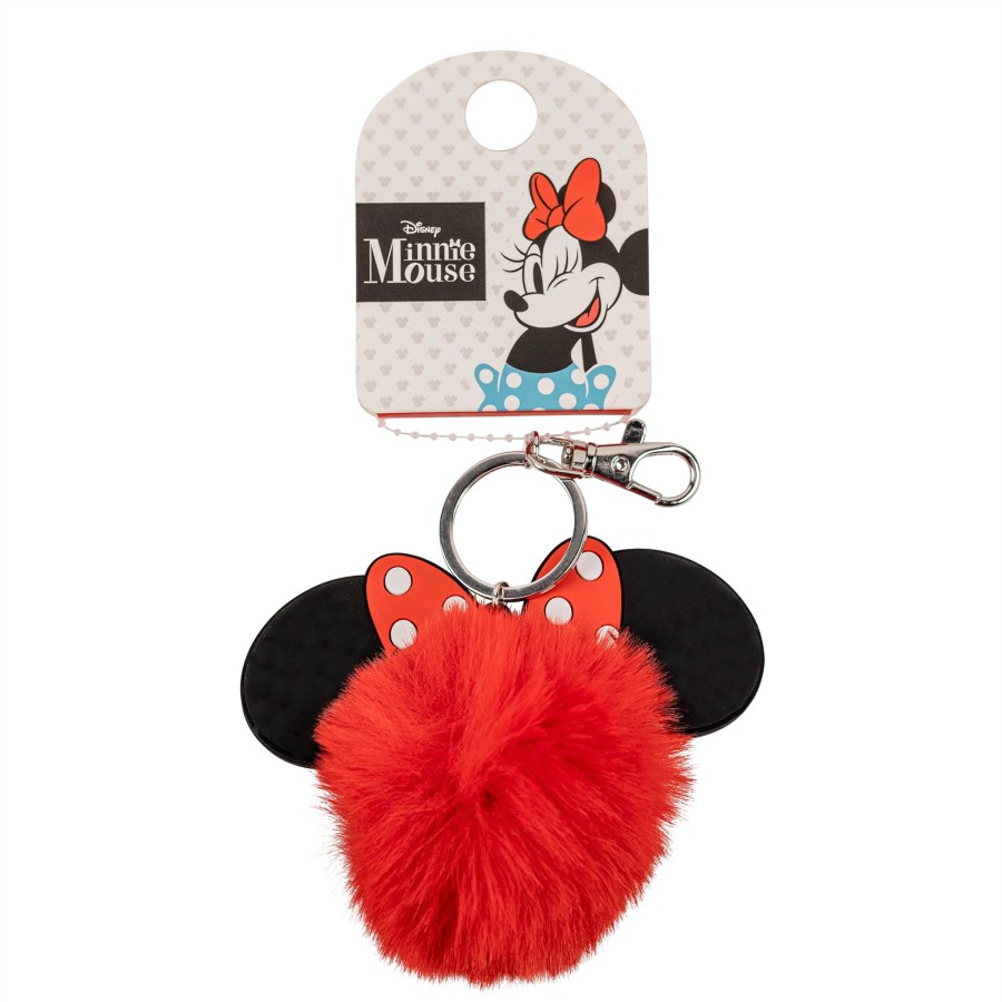 Accessoires Peershardy | Minnie Mouse - Pom Pom Keyring