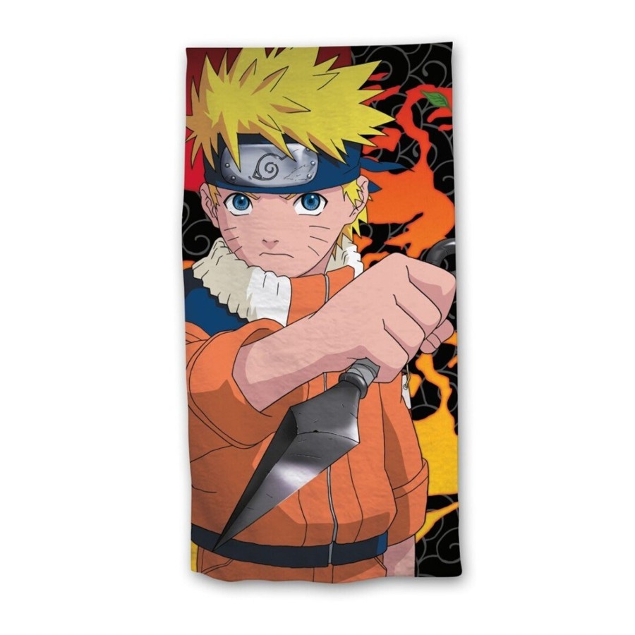 Decoratie AyMax | Naruto - Uzumaki Naruto - Beach Towel 100% Cotton - 70X140Cm