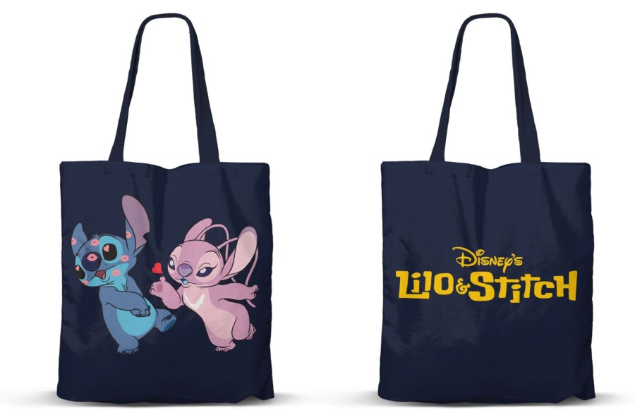 Accessoires Karactermania | Stitch & Angel - Love - Premium Tote Bag '40X33X1Cm'