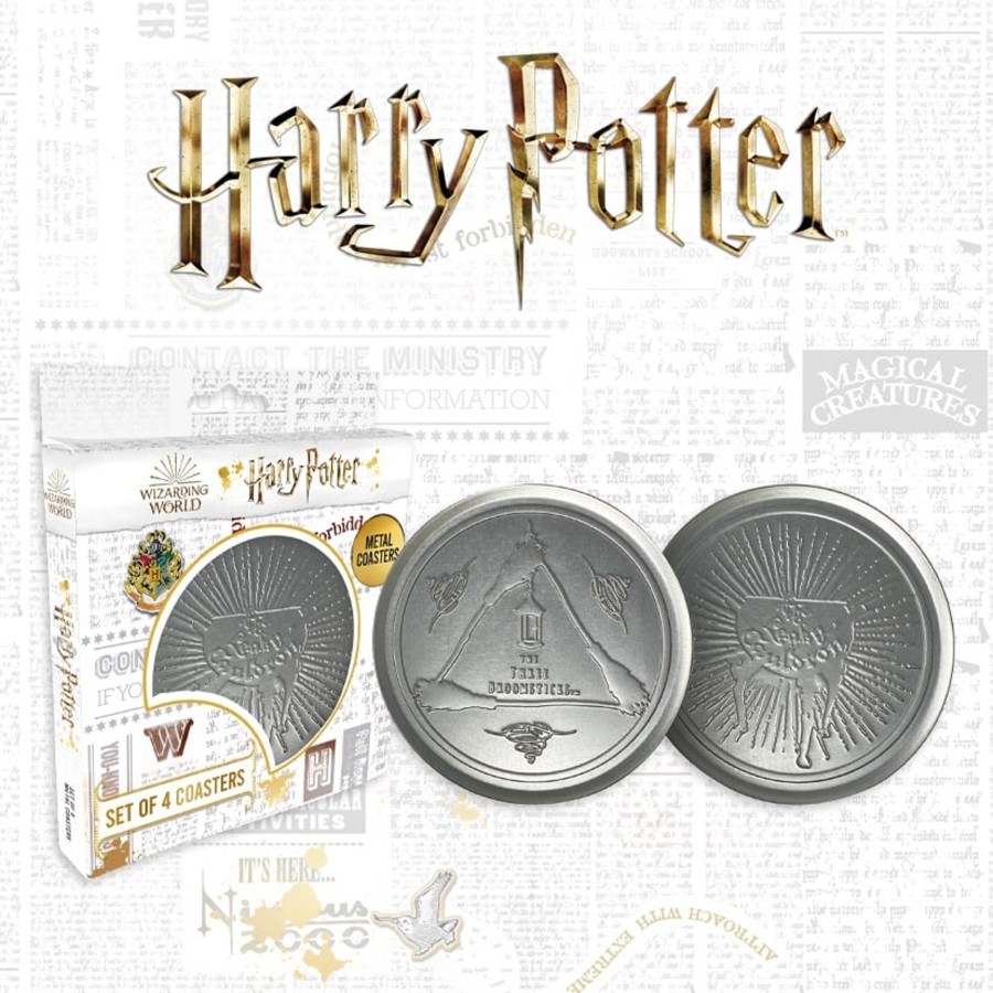 Keuken Fanattik | Harry Potter - Set Of 4 Metal Coasters