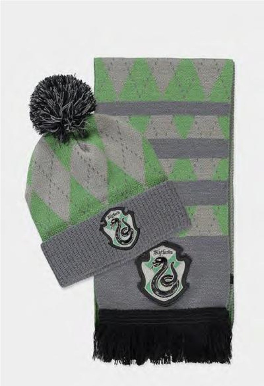 Kleding Difuzed | Harry Potter - Slytherin - Beanie & Scarf Gift Set