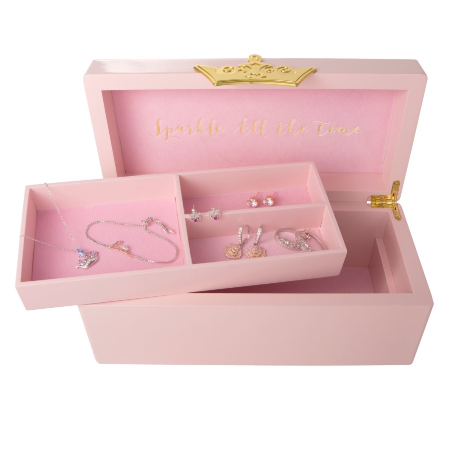 Accessoires Peershardy | Disney - Princess - Boites A Bijoux En Bois - 24X 11,5X 10 Cm