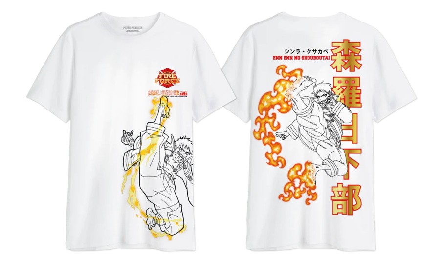 Kleding Cotton Division | Fire Force - Enn Enn No Shobutai - Oversize T-Shirt Men (Xs)