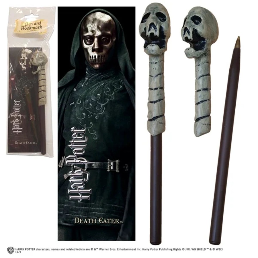 Kantoor Noble Collection | Harry Potter - Pen + Bookmark - Dead Eater Skull