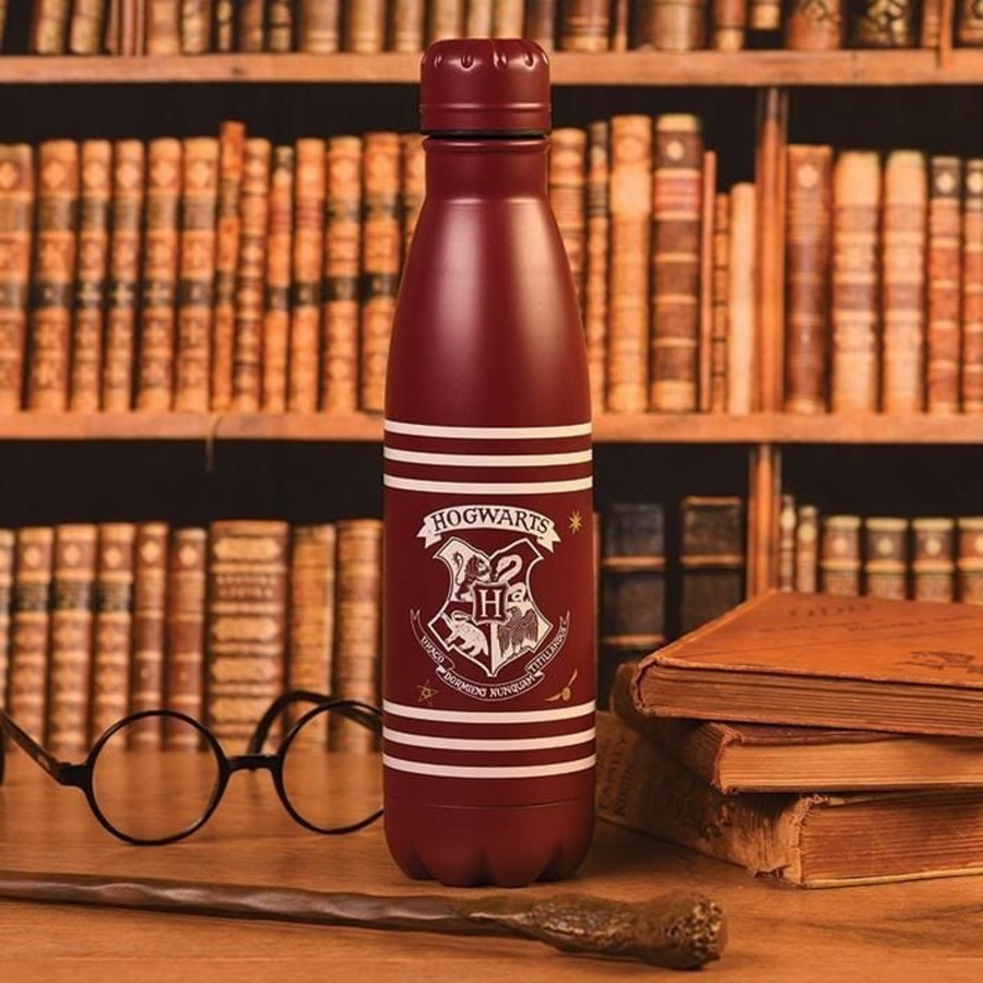 Keuken Pyramid | Harry Potter - Metal Bottle - Crest & Stripes - 500Ml