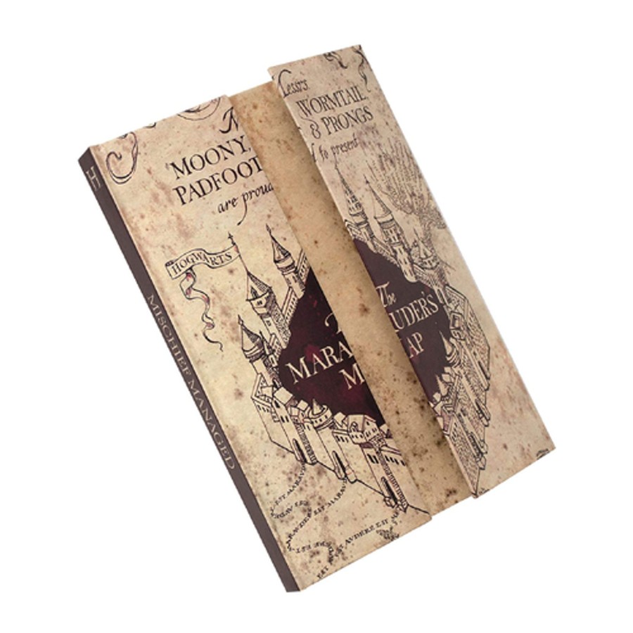 Kantoor Blue Sky | Harry Potter - Marauder'S Map - Magnetic Opening A5 Notebook