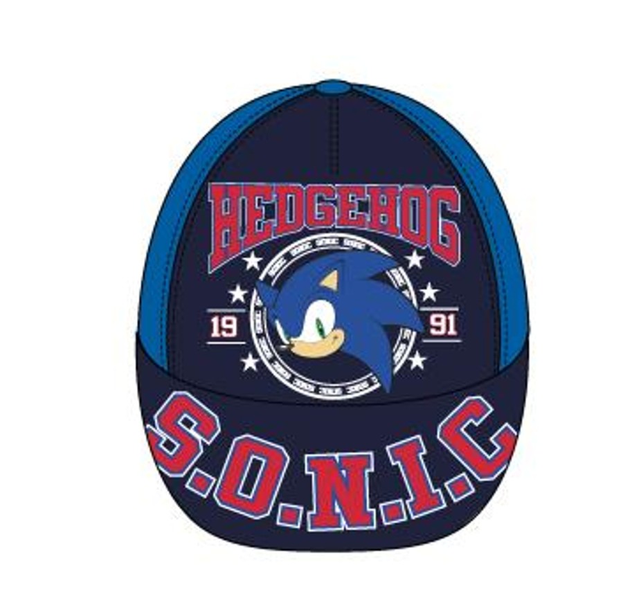 Accessoires ShopForGeek | Sonic - Sonic 1991 - Kids Blue Cap 52Cm