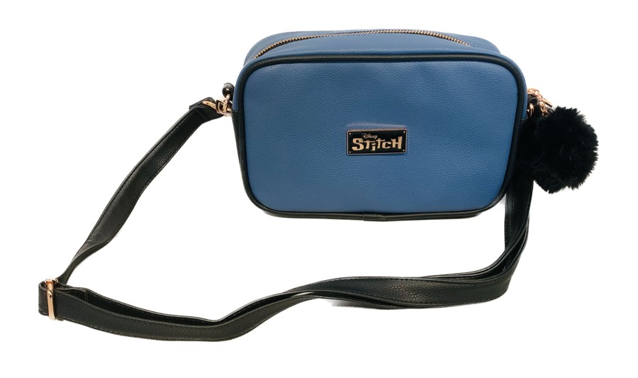 Accessoires Red Robin | Stitch & Angel - Blue & Black - Messenger Bag - '23X15X6Cm'