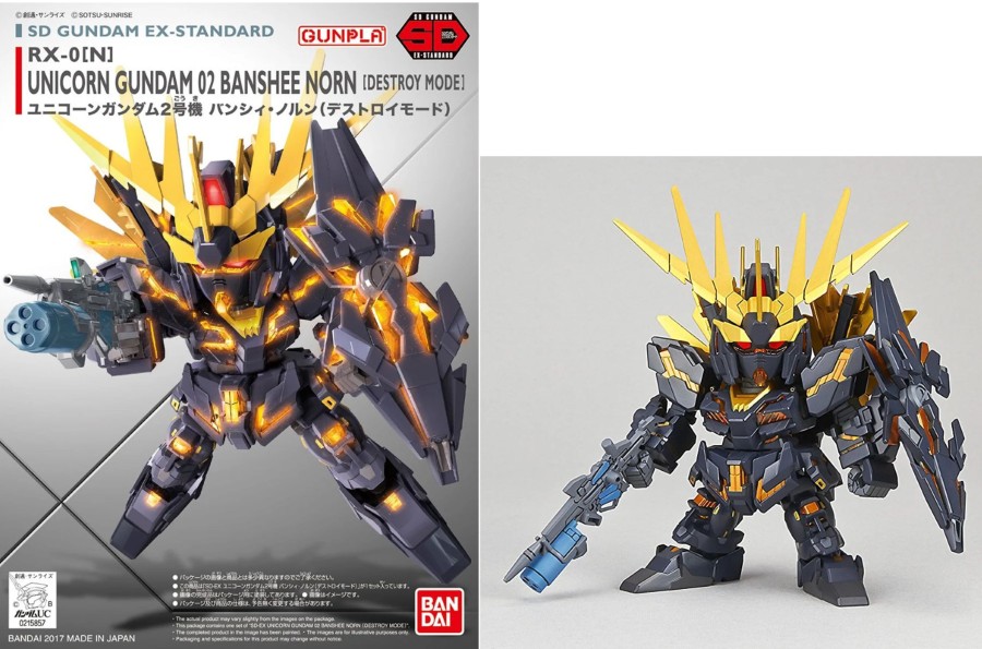 Figuren Bandai Model Kit | Gundam -Ex-Standard 015 Unicorn 02 Banshee Norn (Destroy M.)-Model Kit