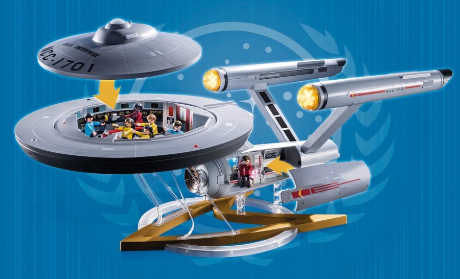 Figuren Playmobil | Star Trek - Uss Enterprise Ncc-1701 - 100Cm Playmobil