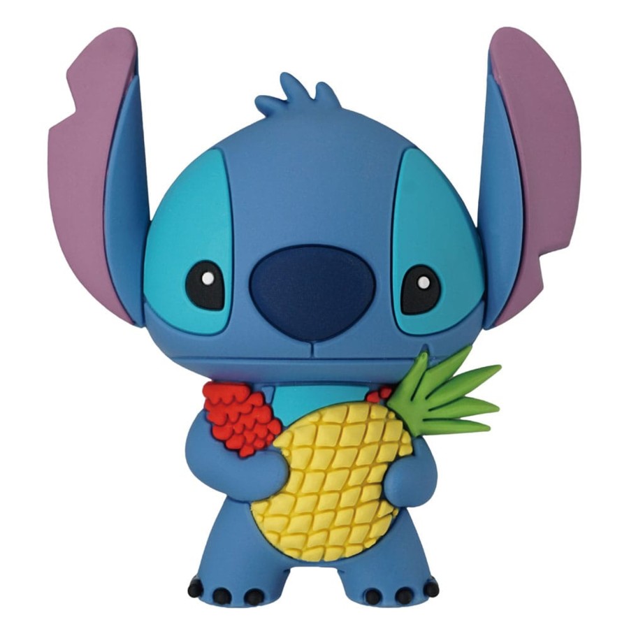 Keuken Monogram | Disney - Stitch With Pineapple - 3D Foam Collectible Magnet