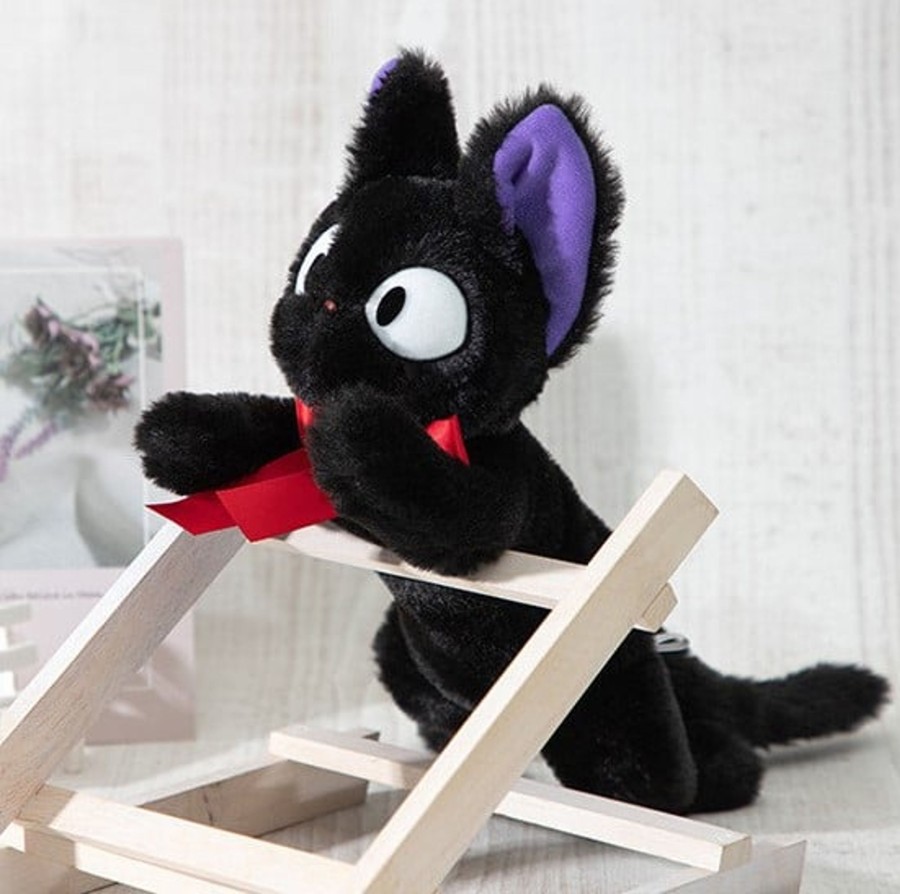 Decoratie Benelic / Studio Ghibli | Kiki'S Delivery Service -Lying Down Jiji - Nakayoshi Plush 20X10X46Cm