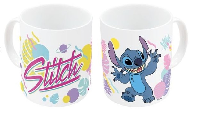 Keuken Stor | Stitch - Hawaian Flower - Ceramic Mug 325Ml