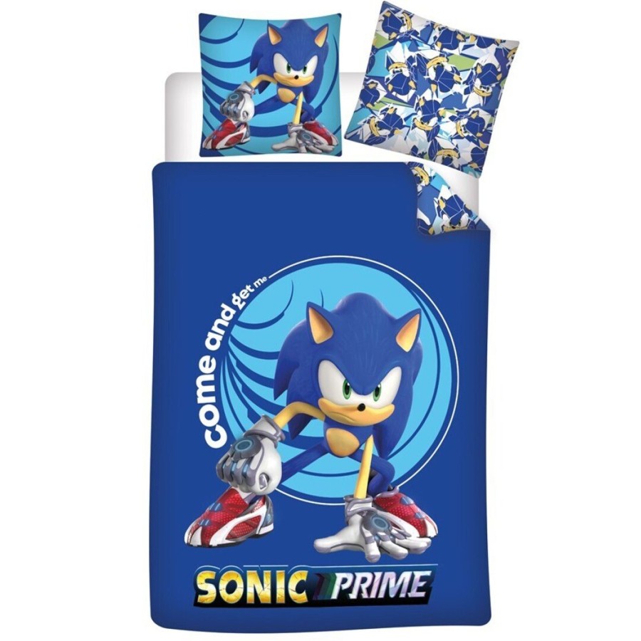 Decoratie AyMax | Sonic - Sonic Prime - Duvet Cover 140X200Cm