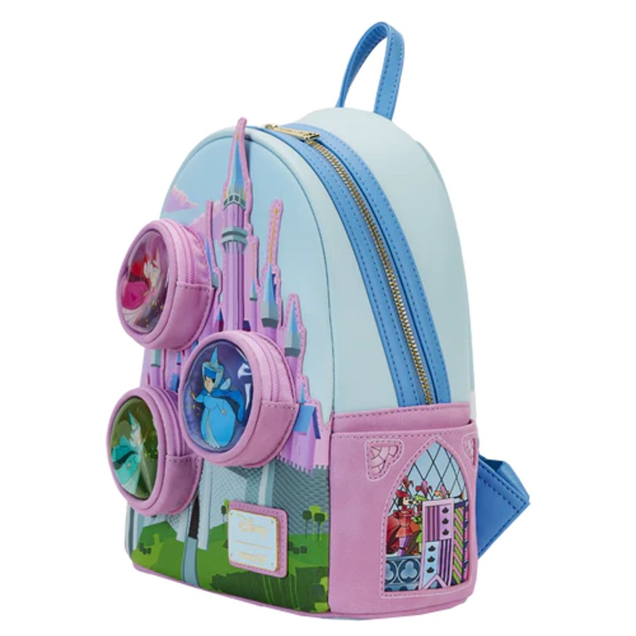 Accessoires Loungefly | Sleeping Beauty - Stained Glass Castle - Mini Backpack Loungefly