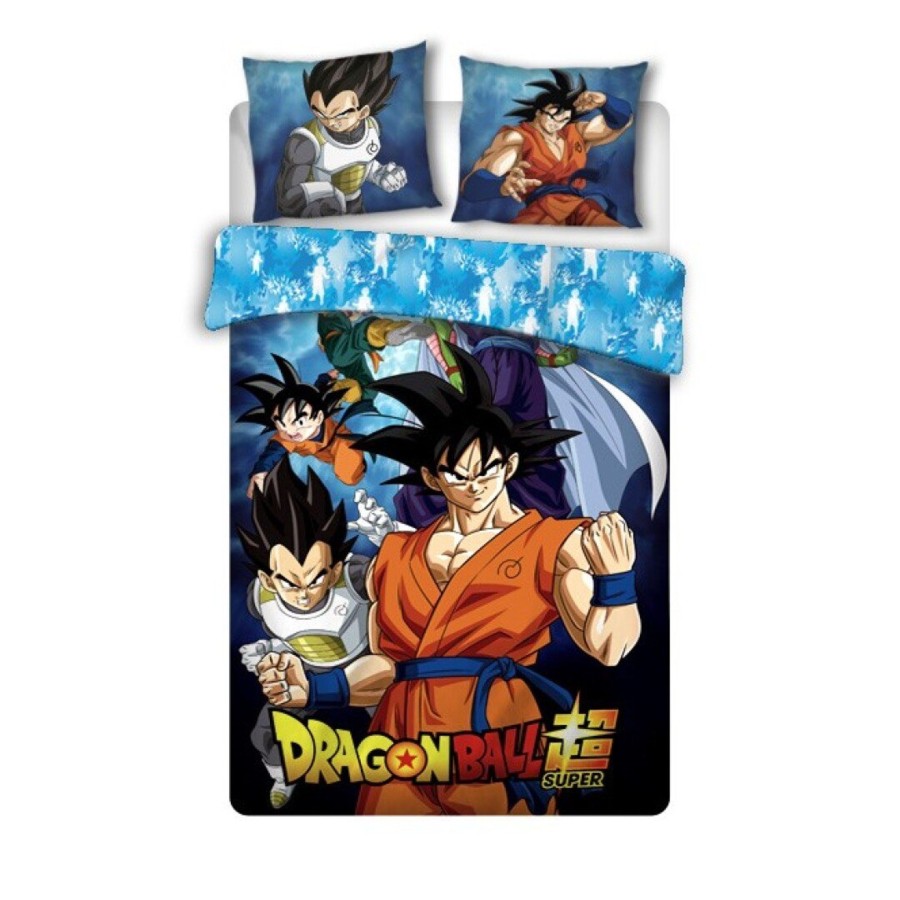 Decoratie AyMax | Dragon Ball - Duvet Cover 140X200Cm - Dragon Ball Super 'Coton Bio'