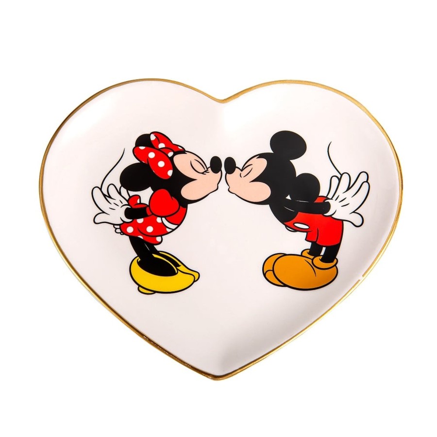 Accessoires Peershardy | Mickey + Minnie - Trinket Tray 16,6X14,2X2 Cm