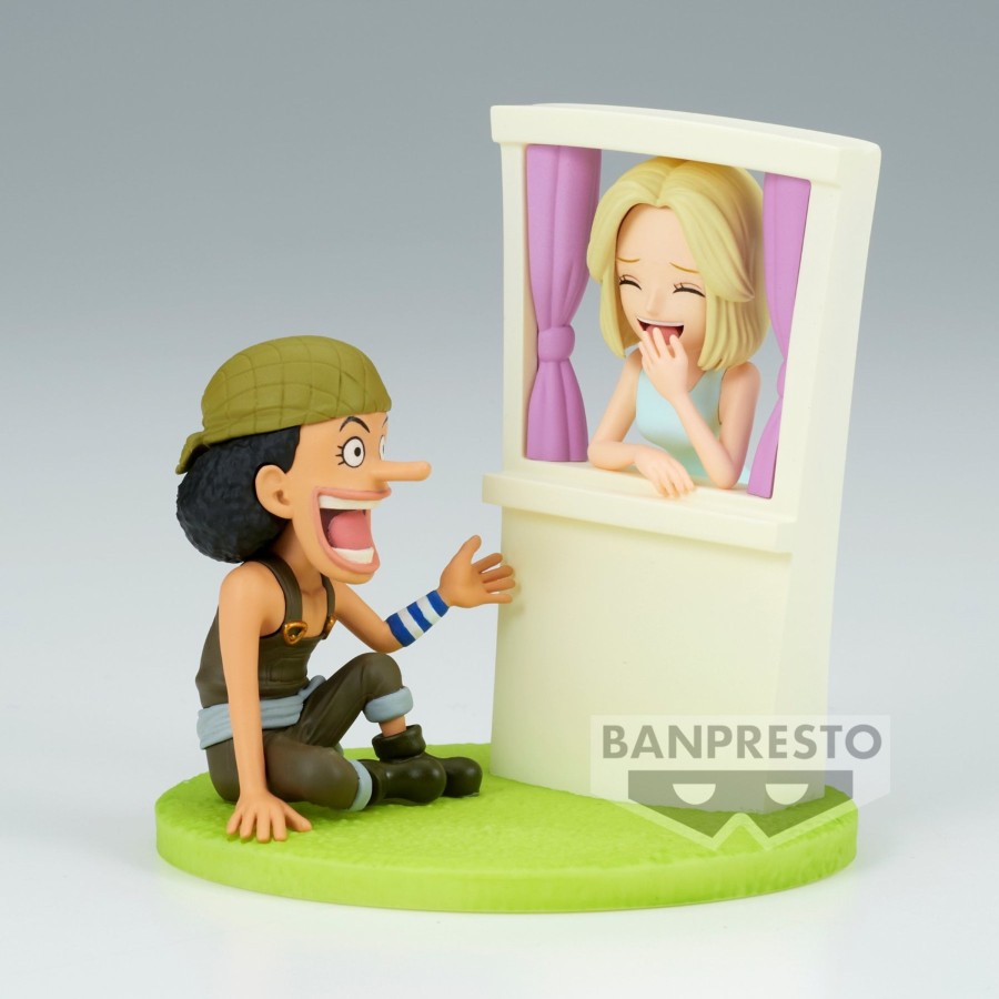 Figuren Banpresto | One Piece - Usopp & Kaya - Figure Wcf-Log Stories 7Cm