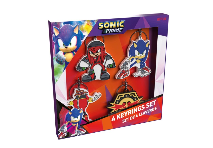 Accessoires CYP | Sonic - Characters - 4 Rubber Keyrings Set