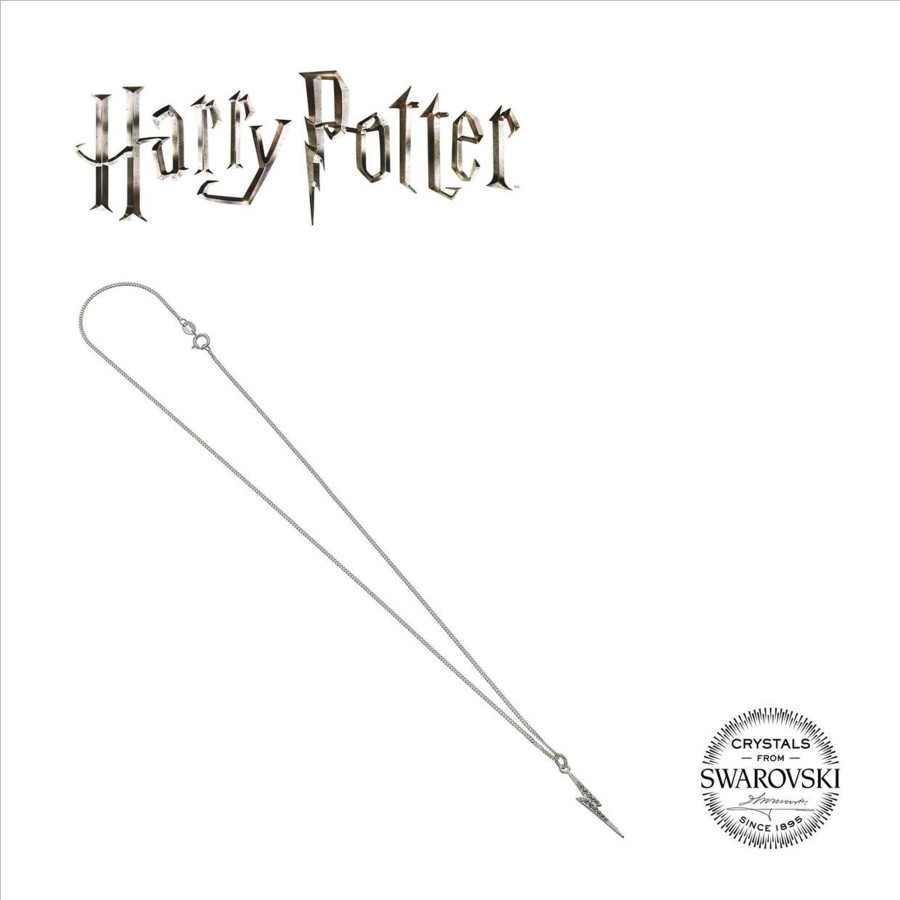 Accessoires Carat | Harry Potter - Lightning Bolt - Crystals Sterling Silver Necklace