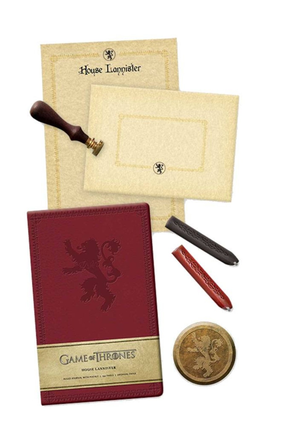 Kantoor ShopForGeek | Game Of Thrones - Deluxe Stationery Set - Lannister