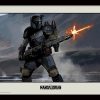 Decoratie Pyramid | Star Wars - The Mandalorian Shoot - Framed Print 30X40Cm