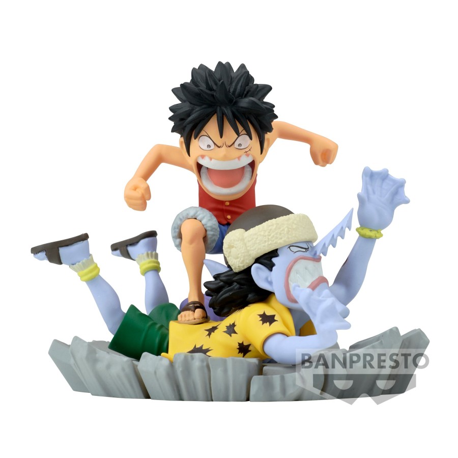 Figuren Banpresto | One Piece - Luffy Vs Arlong - Figure Wcf-Log Stories 7Cm