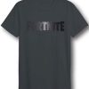 Kleding FORTNITE | Fortnite - T-Shirt Foil Logo Black (Xxl)