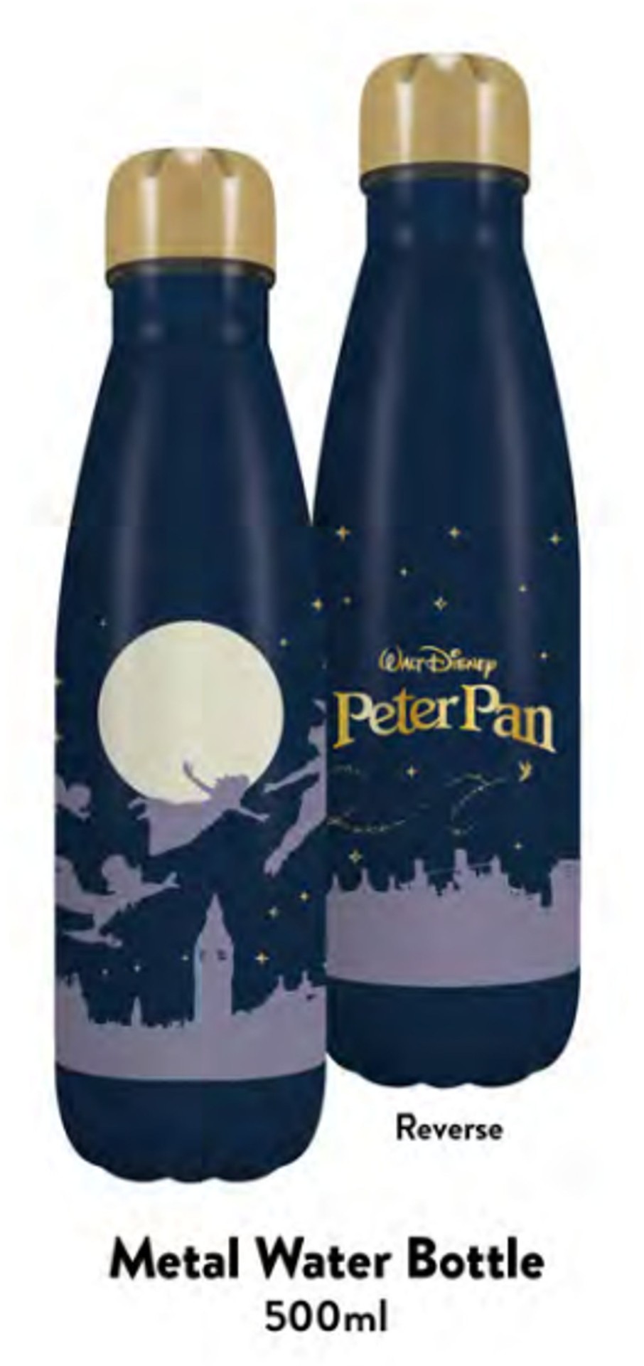 Keuken HMB | Disney - Peter Pan - Water Bottle Metal 500Ml