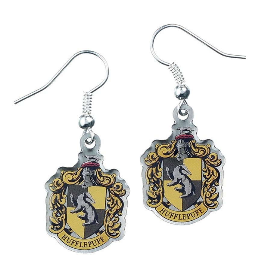 Accessoires Carat | Harry Potter - Drop Earrings - Hufflepuff Crest