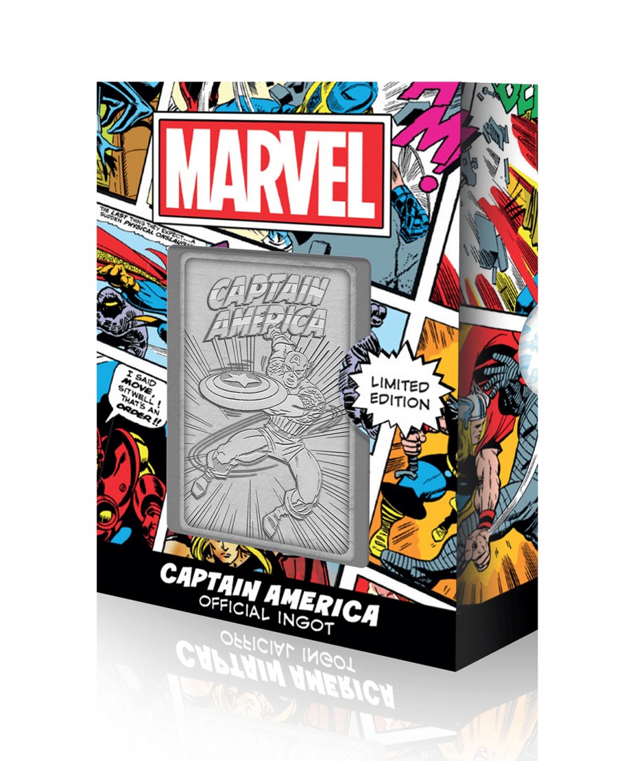 Decoratie Fanattik | Marvel - Captain America - Metal Card Collector