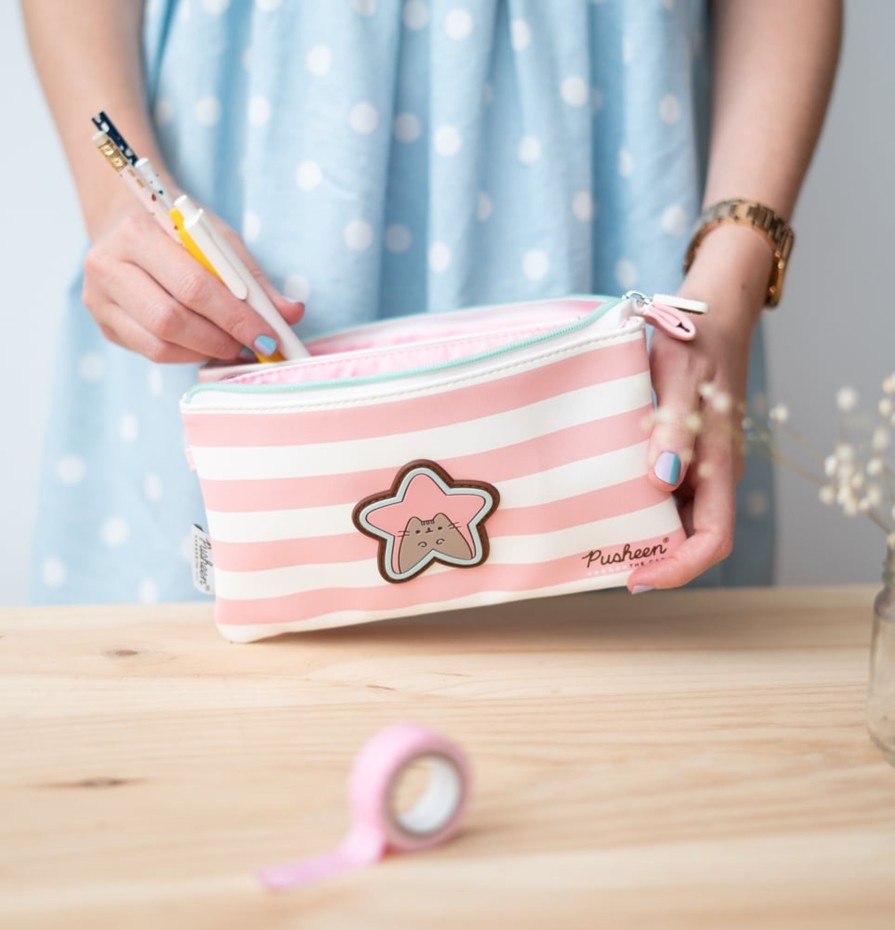 Kantoor Grupo Erik | Pusheen - Rose Collection - Triple Pencil Case