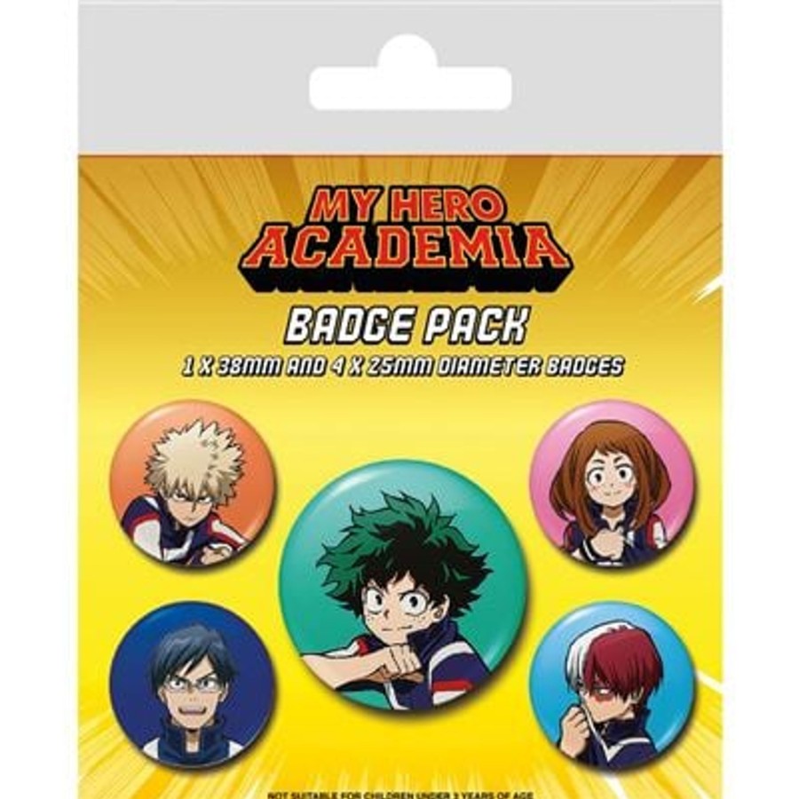 Accessoires Pyramid | My Hero Academia - Team - Pack 5 Badges