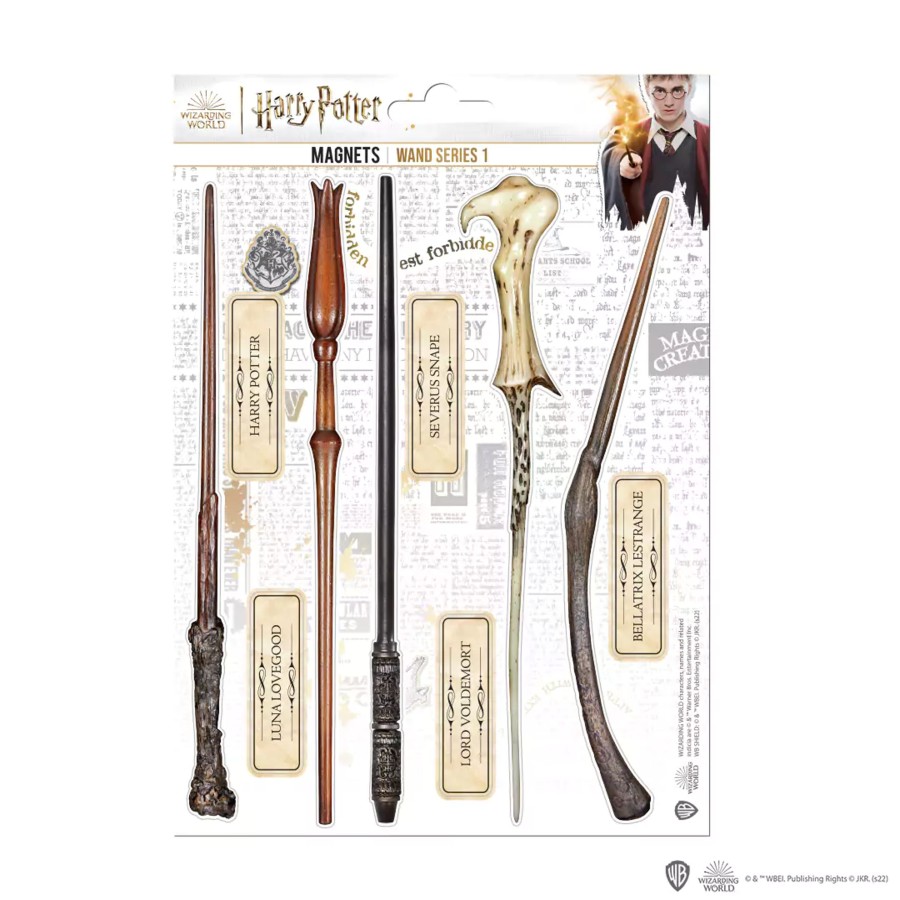 Keuken ShopForGeek | Harry Potter - Wand 01 - Board Of 10 Foam Magnets